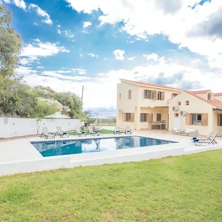 Konnos View, Stunning 6bdr With Private Pool, Close To Konnos *